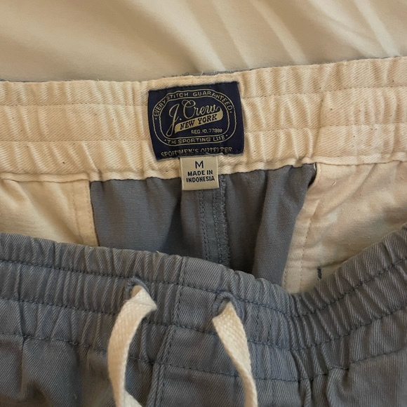 J Crew Blue Stretch Chino Shorts size M - Picture 3 of 3